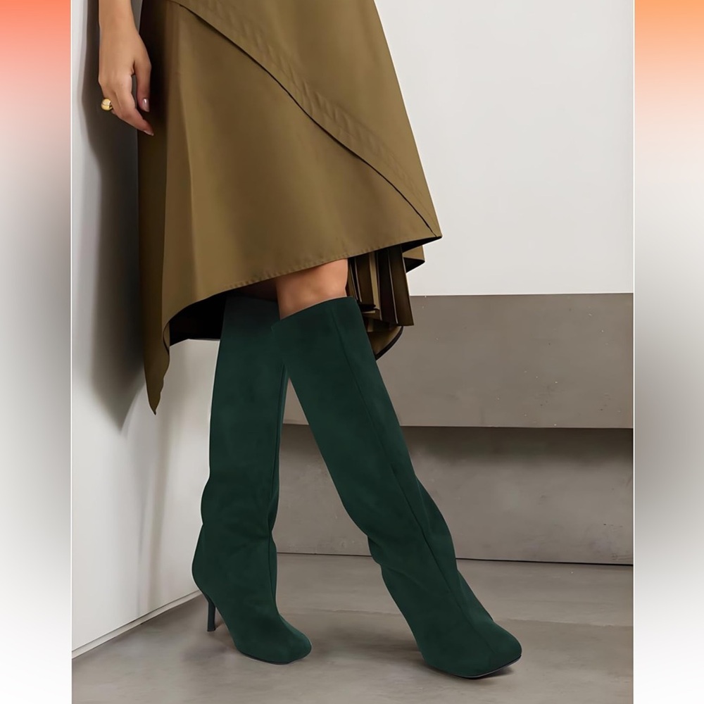 Stylish Green Women's Boots
